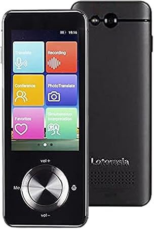 lotorasia Language Translator Device, Portable Real-time Voice Translator 106 Languages, Accurate Offline&Recording&Photo Instant Translation for Learning Travelling Abroad Shopping Business Chat