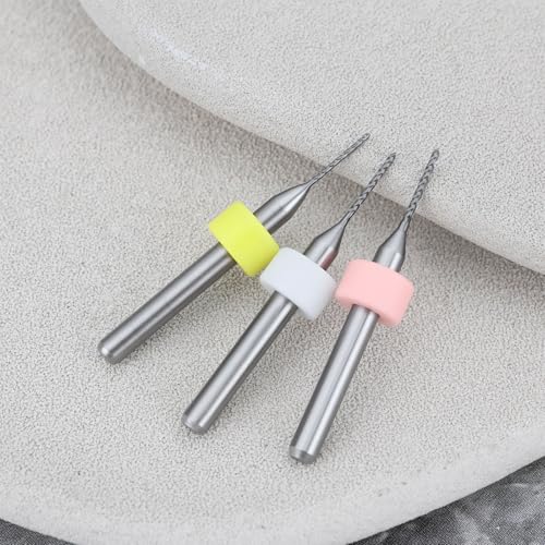 LT Easiyl 1 Satz 0,1–1,0 Mm PCB-Wolframstahl-Schnitz- Und Wartungsbohrer Geeignet Zum Schnitzen von Leiterplatten Und Zur Uhrenwartung