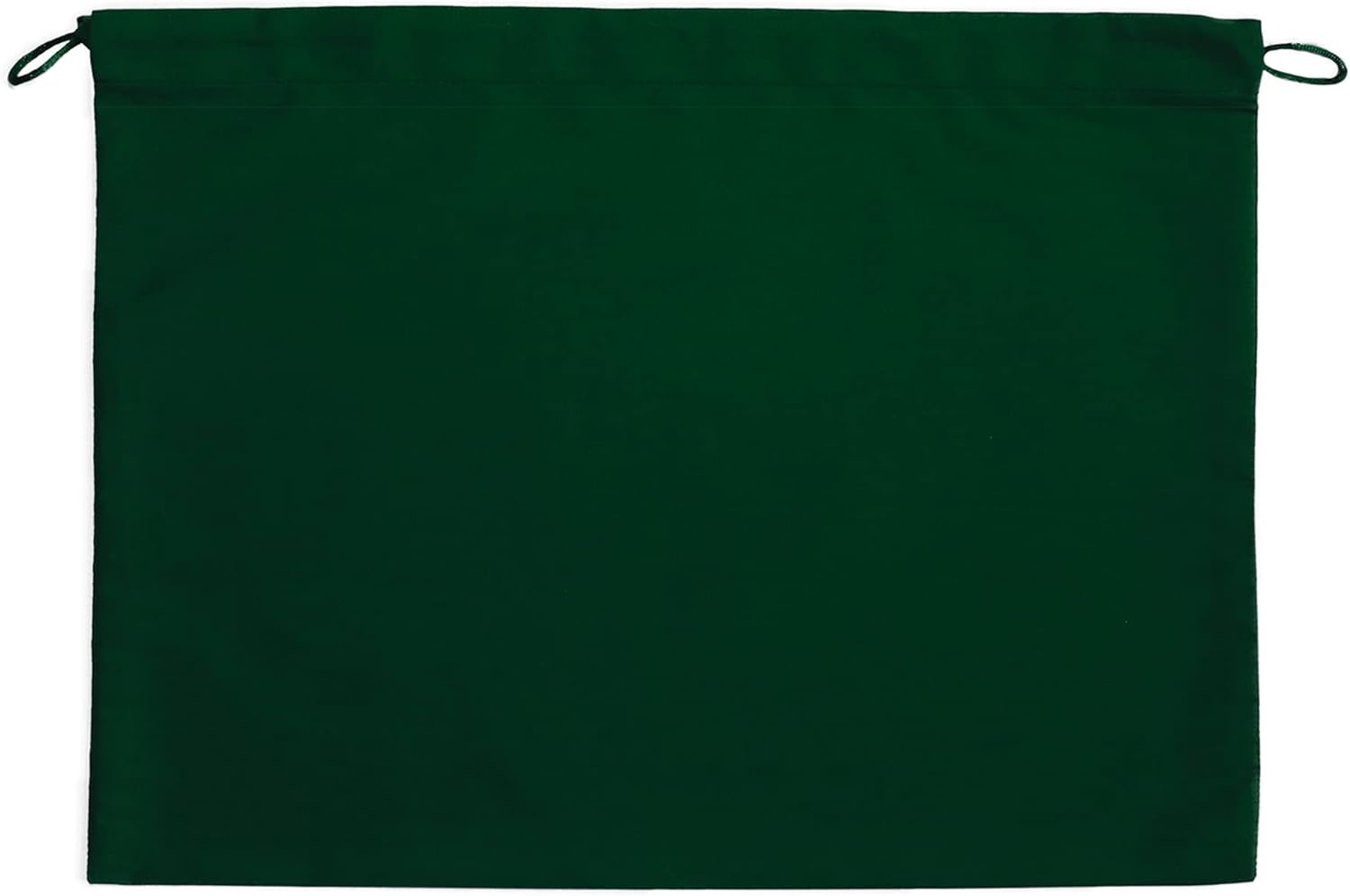 28x22" Dark Green Handmade in USA Cotton Polyester Colors Drawstring Dust Bag for Handbag, Sneakers, Clothes, Accessories, Travel, Storage, gift or packaging (Large 28x22", Dark Green)