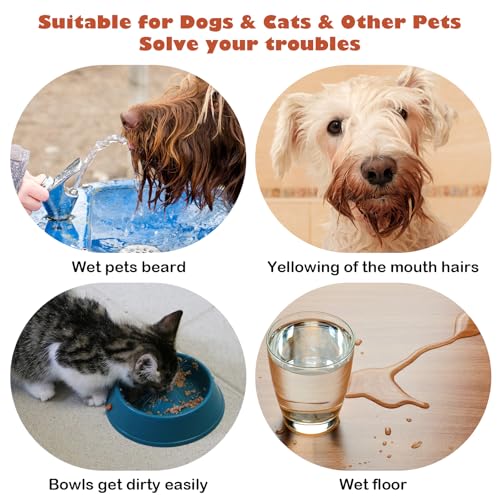 Hunde Wassernapf ohne Verschütten, MXTIMWAN Spritzsicherer Wassernapf 1500ml, Trinknapf Anti Schlabber, Auslaufsicherer Hundenapf, Trinknapf Hund Anti Schlabber