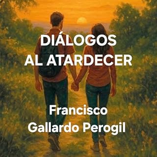 Diseño de la portada del título Di&aacute;logos al atardecer