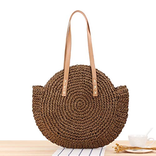 Sac à bandoulière en paille grand volume pour ranger vos essentiels d'été