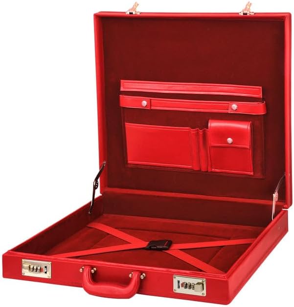Bricks Masons Universal Apron Case - Red Embroidery Personalization With Various Sizes & Materials