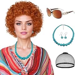 Red Orange + Turquoise Jewelry Set