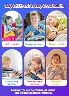 Smartwatch Armbanduhr Fitnessuhr Schrittzähler Wasserdicht: Smart Watch Kinder Uhr Mädchen Jungen Teenager Uhren mit Herzfrequenz Blutdruck schla Sportuhr Wecker Kinderuhr Fitness Tracker ab 12 Jahre