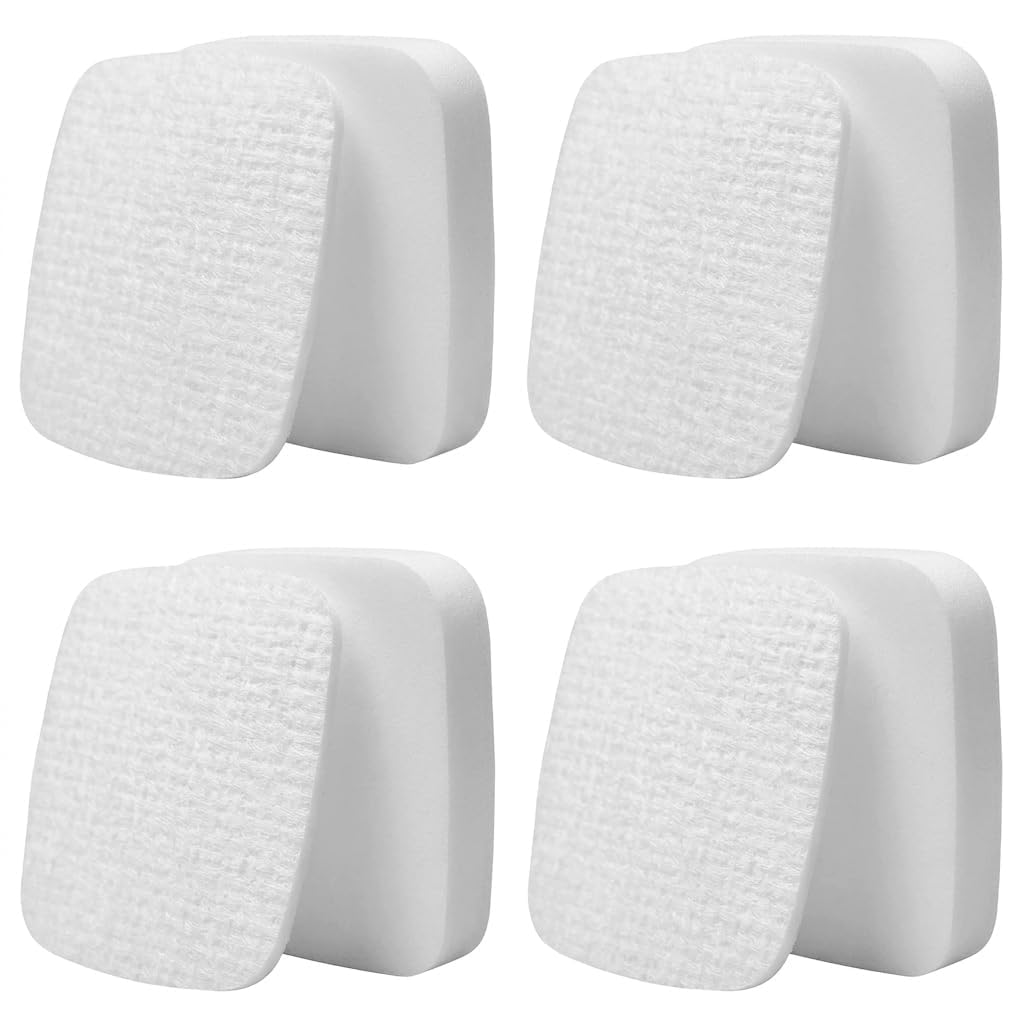 4 Pack Filters Compatible with Shark Lift Away Vacuum Cleaner NV602UK NV602UKT NV702UK NV702UKT NV612UK NV612UKT NZ690UK NZ690UKT NZ710UK NZ710UKT Washable Reusable Replacement Accessories