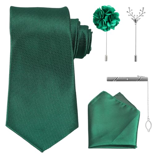 Set de corbata para hombres con accesorios formales miniatura 1