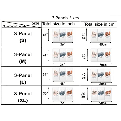 Guttaty 3 Piece Inspirational Canvas Wall Art, Quotes Motivational Mindset Print Pictures For Office Wall Decor thumb #4