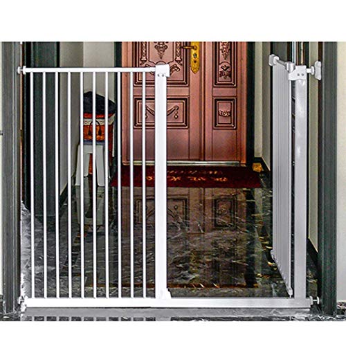 ADEIEGE Baby Sicherheitstor Erhöhung Haustier Hund Zaun Innenkatzen Kamin Zaun Kindertreppe Tor Isolation Geländer (Größe: 115-120,9 cm)