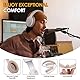 Siindoo JH-923 Kabellose Over-Ear-Kopfhörer, 65 Stunden Spielzeit, 3EQ-Soundmodi, Hi-Res-Audio mit tiefem Bass-Mikrofon, faltbar, leicht, Bluetooth-Kopfhörer für Reisen/Büro/Handy/PC (Khaki)