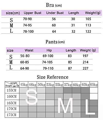 Women 2 PCS Workout Set Seamless Super Soft Material 2019 Deep V Neck Bra+Leggings Sports Suit Yoga Outfits (Light Green, M)