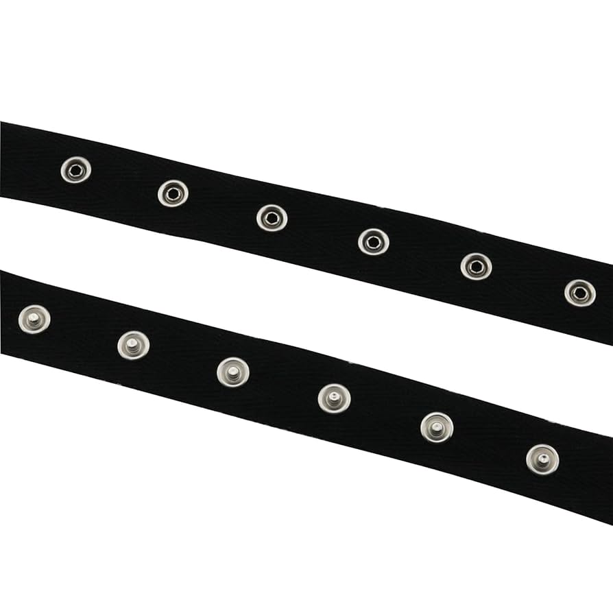 Amazon.com: Snap Button Tape Trim ZCZQC 2 Yards 20x5mm/0.790