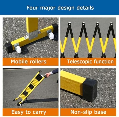 Contrôle de la circulation et travaux facilité par cette barrière flexible