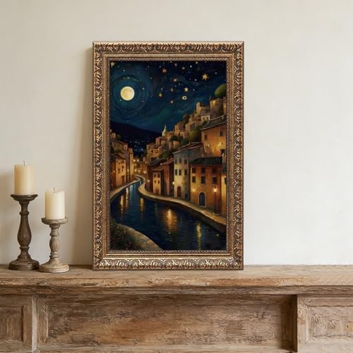 Impression sur toile ciel étoilé magique pour chambre cocooning - 4