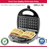iBELL SM301 750 Watt 3 in 1 Sandwich Maker (Toast/Waffle/Grill),Black
