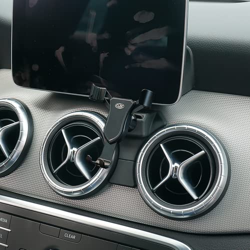 KUCOK Car Phone Mount Holder Custom Fit for Benz Gla-Class 2015-2020 CLA-Class 2017-2019,Auto Lock Gravity Hands Free Cell Phone Stand for 4.7-6.7 Inch Phone,GLA CLA Phone Cradles