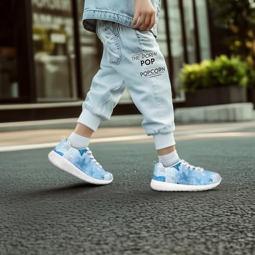 Girls' Sneakers Lace-Up Shoes for Kids Girls Funny Running Shoes Kids Stitch Fashionable Design Tennis Sneakers4