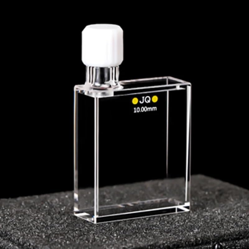 Cuve à quartz étanche 11 ml à éclairage six voies pour mesures multidirectionnelles