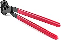 Vista 7 de QWORK Alicate de pezuñas, pinzas de herrador de alta resistencia de 14 pulgadas con agarre de plástico, 1 paquete