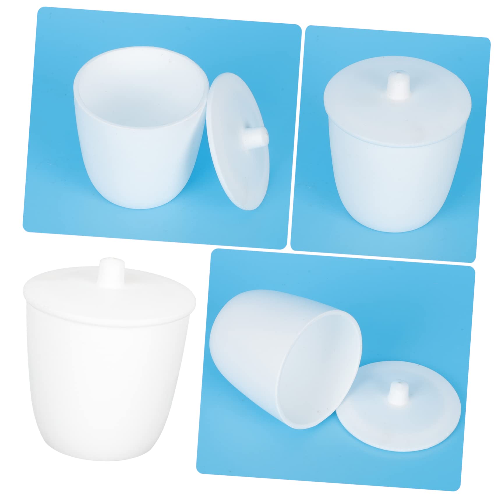 Produktbild von PTFE-Labortiegel Mit Deckel 100 Ml – Hochtemperaturbeständig, Chemikalienfest & Verschleißarm – Ideal Zum Metallschmelzen Im Labor