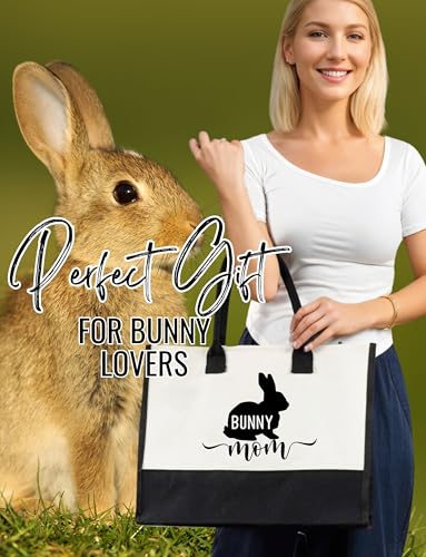 Bolso Tote Bunny para mujer y niñas con cierre y correa miniatura 2
