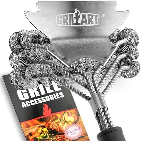 Bristle-Free Grill Brush and Scraper Cover