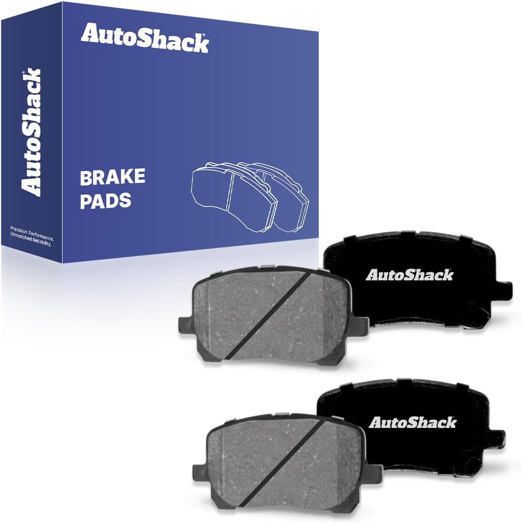 AutoShack Front Ceramic Brake Pad Set Replacement for 2003-2008 Toyota Corolla 2003-2008 Toyota Matrix 2003-2008 Pontiac Vibe 4-PC