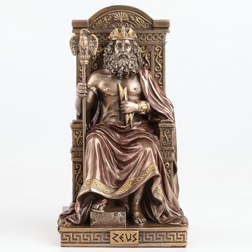 Estatua de Zeus 15.56 cm Diseño Veronese miniatura 2