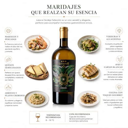 Vino blanco Verdejo de 50 años Latarce Selección D.O. Toro en estuche de 75cl 6