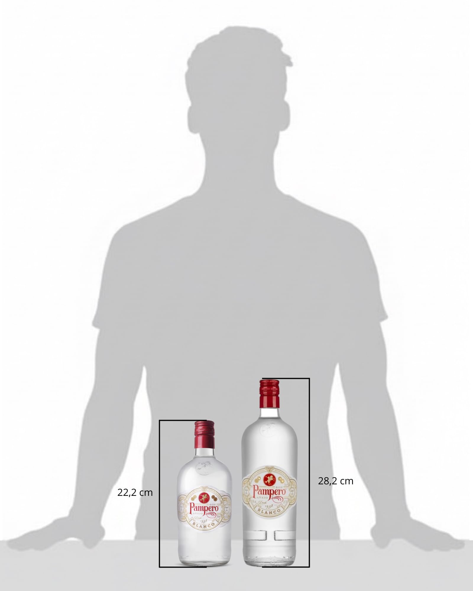 Pampero Blanco Rum 100 cl – Weißer Rum, in Ex-Scotch Fässern gereift, 37,5% Vol.