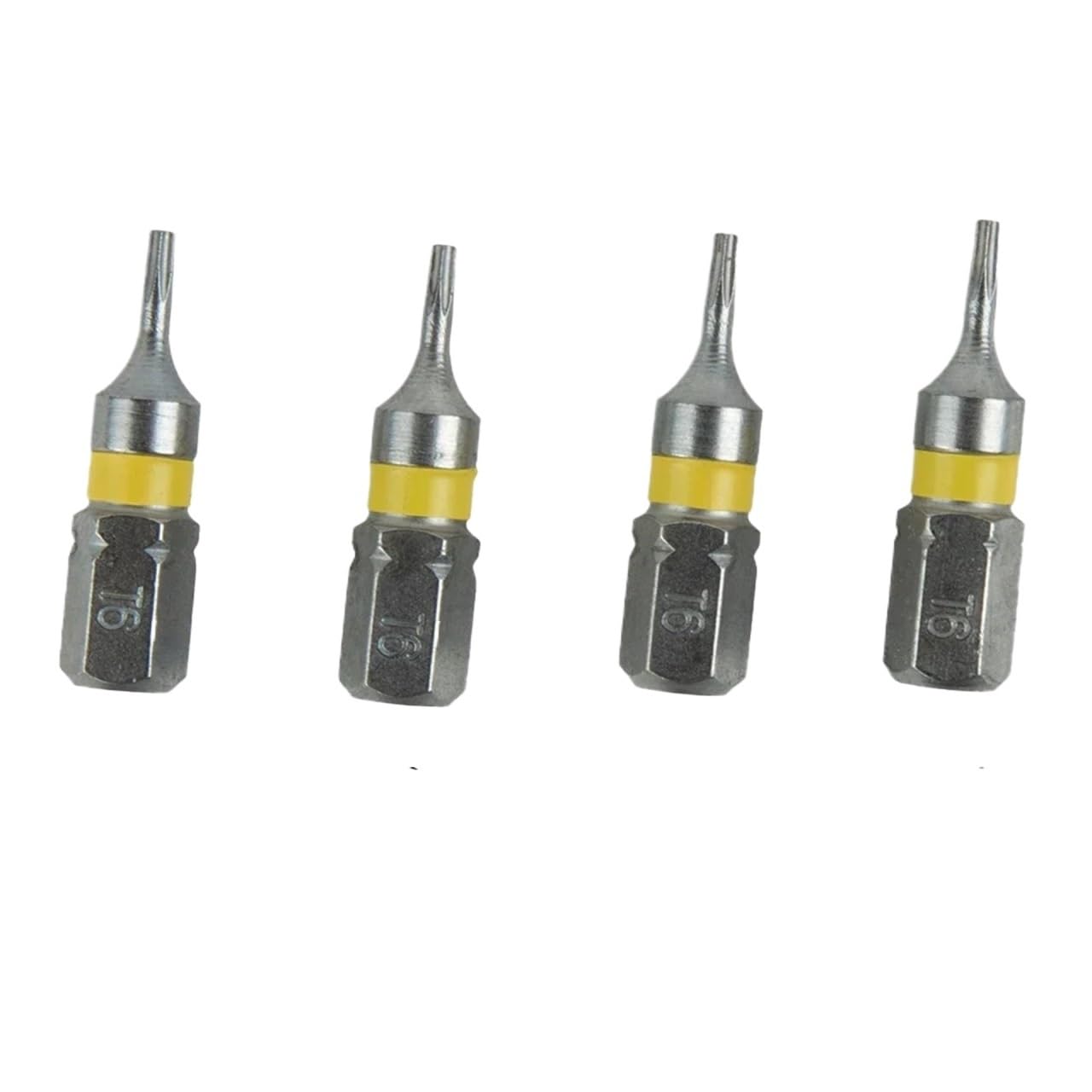 Ruajogynvm One Color Hexagonal Bit 40Pcs 25Mm T6-T40 Magnetic Torx Screwdriver Bits Set Screwdriver Head Hand Tool For Power Tool(T6)
