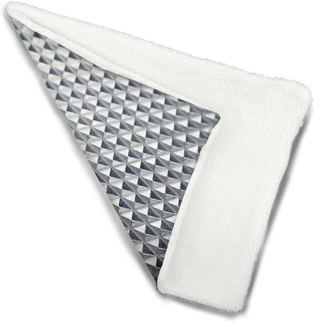 review Black White Dog Bed Mat Minimalist Square Shaped Curvy Forms Self Warming Crate Pad with Soft Sherpa Top for Dogs, Cats, Pets by Geometric 19