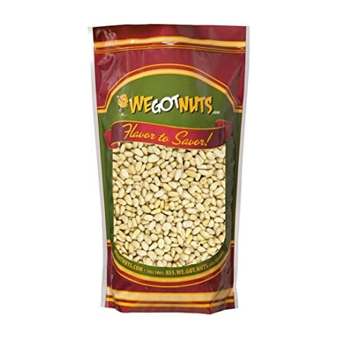 We Got Nuts - Raw Whole & Natural Pine Nuts 2 Lbs (32oz)– Premium Quality Fresh Kosher Pine Nuts - Natural & Healthy Snack – Great For Cooking, Pesto, Salads & More Cover