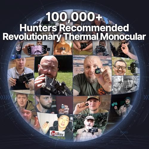 Thermal Imaging Monocular for Hunting, Deer at 780+ Yards, T2 Pro Xinfrared Thermal Night Vision Binoculars for Surveillance Infrared Thermal Imager for Android