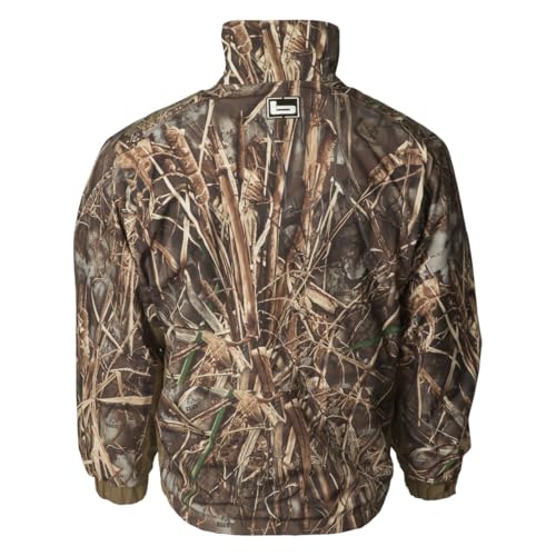 Banded Men's Stretchapeake Insulated Waterproof Breathable Lined Quarter-Zip Hunting Pullover with Elastic Drawcord Hem3