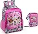 Produktbild LOL Surprise Rucksack und Federmappe Mädchen Schulrucksack Federtasche Schultertasche Schüleretui L.O.L. Puppen