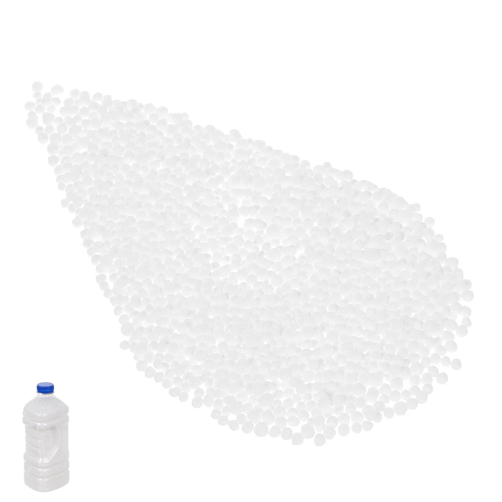 Recharge Absorbeur D'humidité, Cristaux Déshumidifiants en Plastique Blanc, sans Parfum, Recharge pour Bac Déshumidificateur, pour Placards et Bureaux