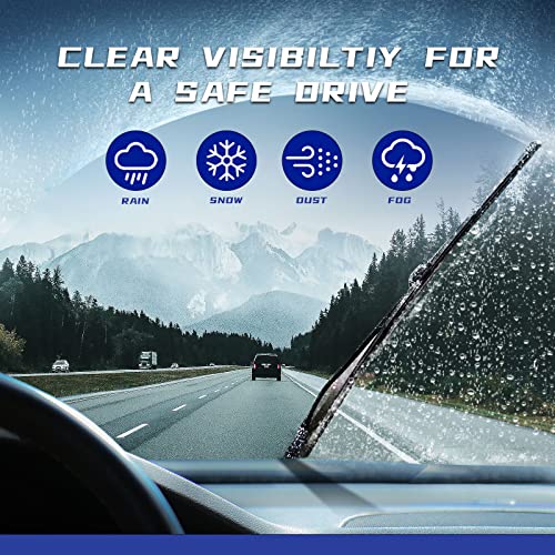 Emithsun E2618 Oem Quality 26 Inch + 18 Inch Premium All-Seasons Stable And Quiet Windshield Wiper Blades thumb #5
