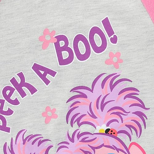 Image of Sesame Street Abby Cadabby Girls Short Sleeve T-Shirt and French Terry Shorts for Infant, Toddler, and Big Kids