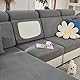 MINGPINHUIUS Sofa Sitzkissenbezug Stretch Sofabezug, Universal Elastisch Sofa Seat Cover, rutschfest Sofa Überzug Schonbezug für Sofakissen L-Förmig Chaiselongue Möbelschutz