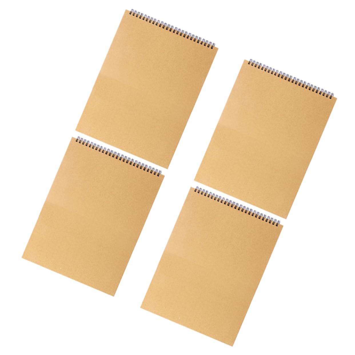 Quaderno da Disegno A5 in Carta Kraft, 4 Pezzi, Portatile