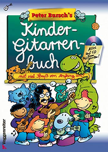 Voggy’s Kindergitarren-Set 1/2 - Gitarre für Kinder ab 6 Jahren im Komplettset mit Zubehör auch geeignet für Anfänger, natur
