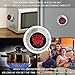 All I Care About is Pizza Kitchen Timer Stainless Steel Timer 60 Minute Wind Up Magnetic Timer for Cooking Baking