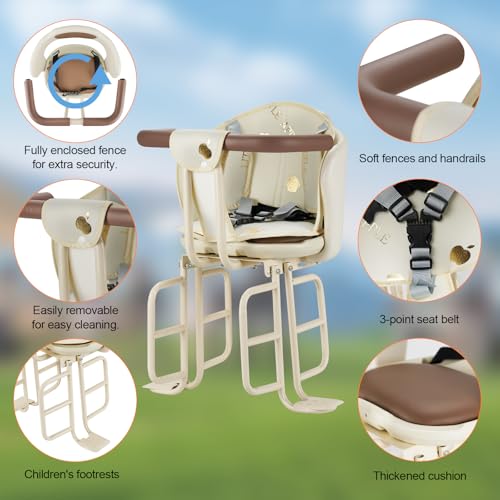 SNMUMU Rear Mounted Kid Bike Seat
