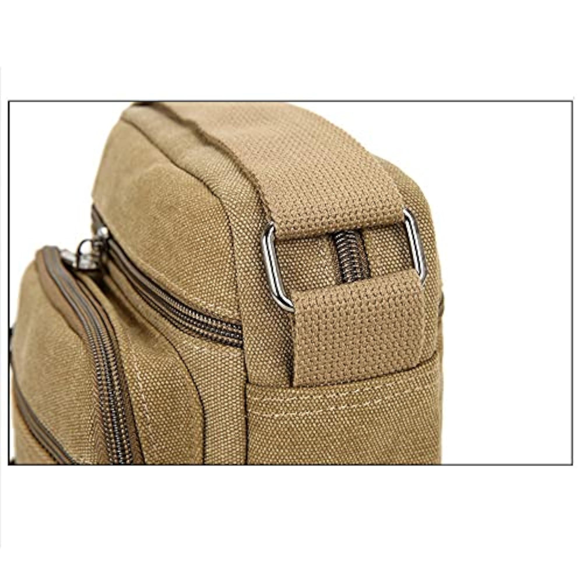 Retro Travel Men's Shoulder Bag, Multifunctional Canvas
