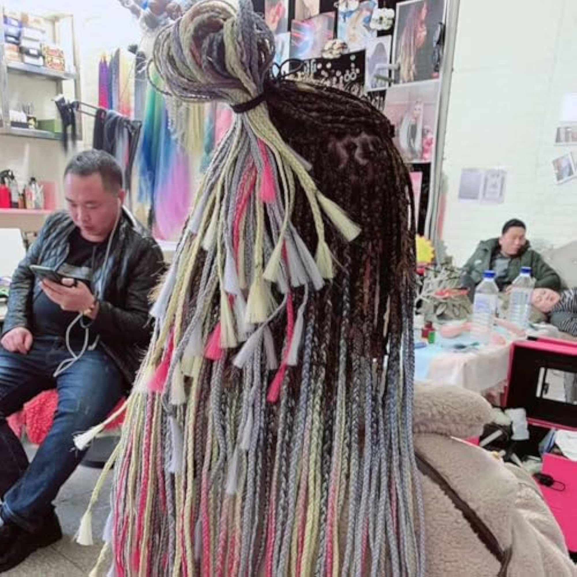 Jumbo Braiding Hair 23.62'' DIY Portable Crochet Braid