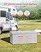 VEVOR Deep Cycle Battery, 12V 200 AH Rechargeable AGM Marine Battery, Designed for RV Solar Off-Grid Use, UPS Backup, Deep Cycle Marine Battery with a Self-Discharge Rate, 1400A Current