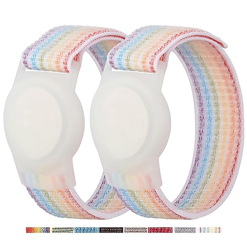 Image of Bracelet for AirTag Kids,Protective Cover for Air Tag with Nylon Wristband