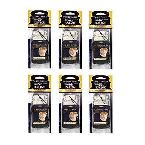 Yankee Candle Paper Car Jar, Midsummer’s Night (Pack of 6)