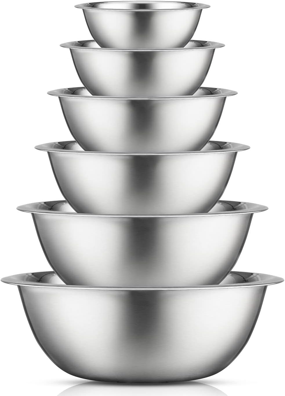 JoyJolt Stainless Steel Mixing Bowl Set - Thumbnail 4